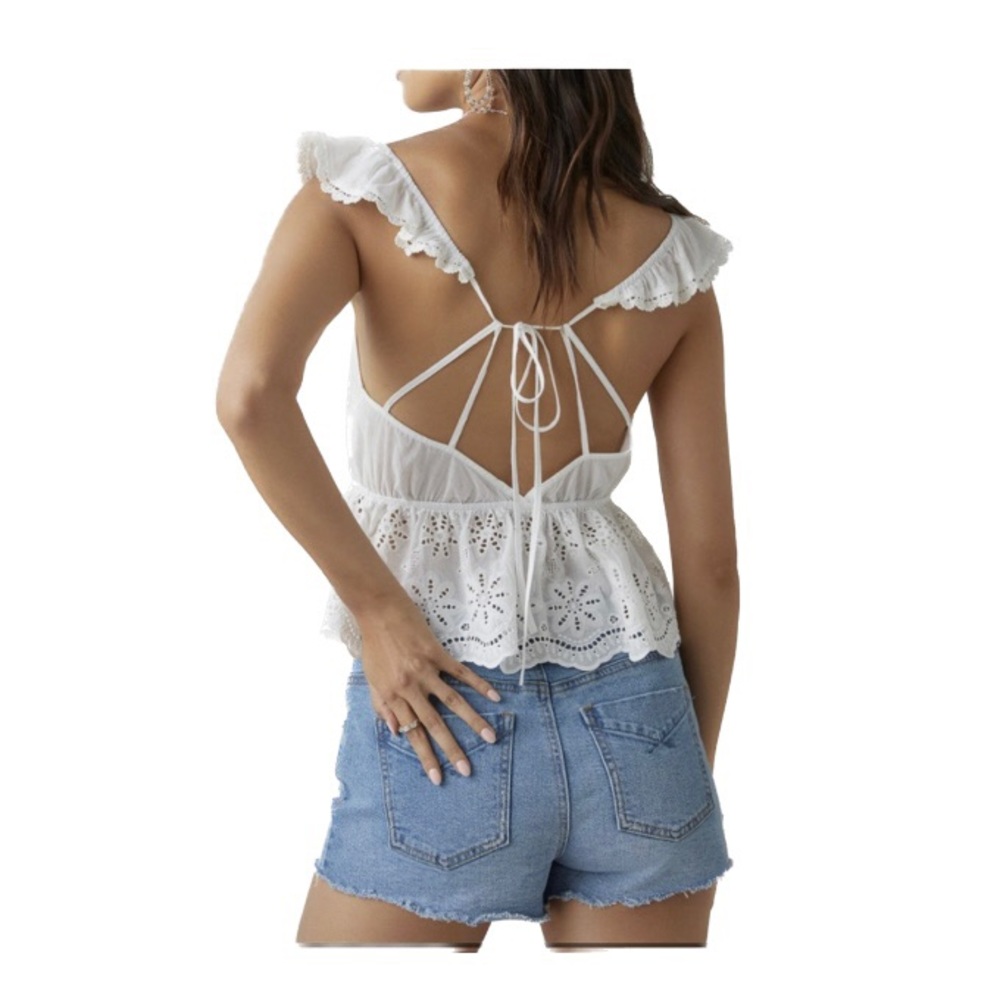 Francescas open back tank top